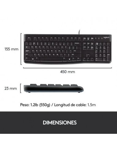 Logitech K120 Teclado USB