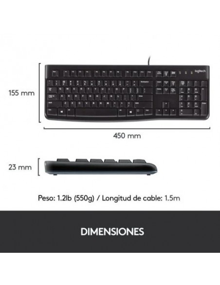 Logitech K120 Teclado USB