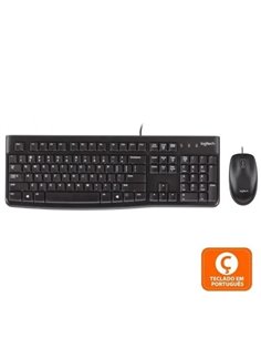 Logitech Desktop MK120 Conjunto de Teclado + Rato (Portugués)