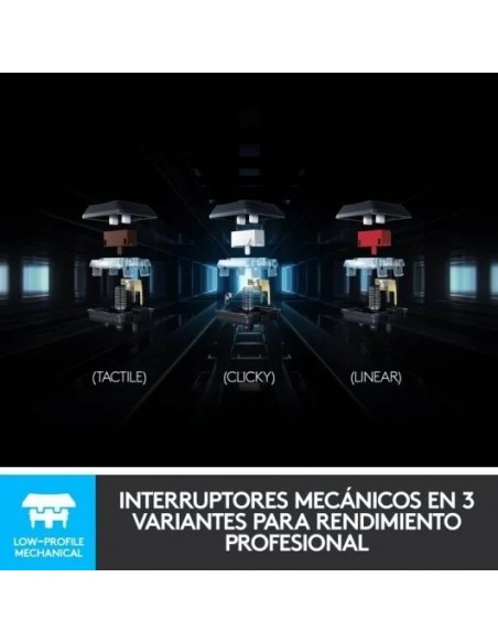 Logitech G815 Teclado Mecánico Gaming RGB GL Táctil