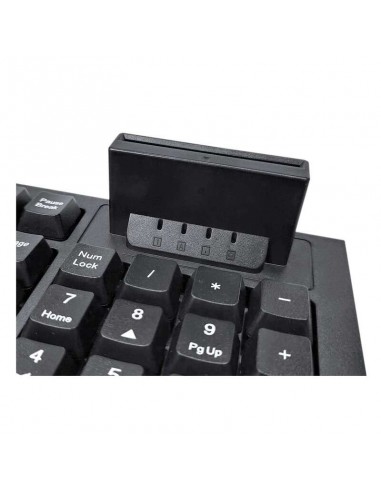 UNYKAch Teclado KB918 Smartcard DNIe USB Negro