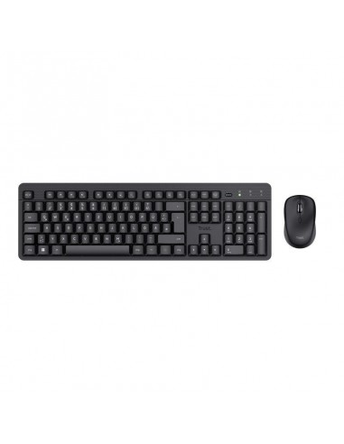 Trust TKM-360 Pack teclado y ratón inalámbricos y silenciosos