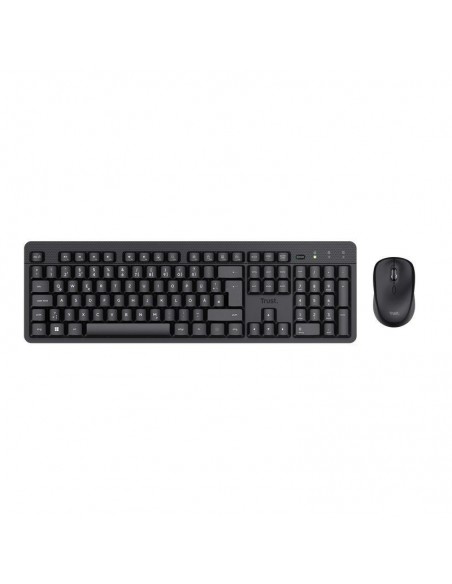 Trust TKM-360 Pack teclado y ratón inalámbricos y silenciosos