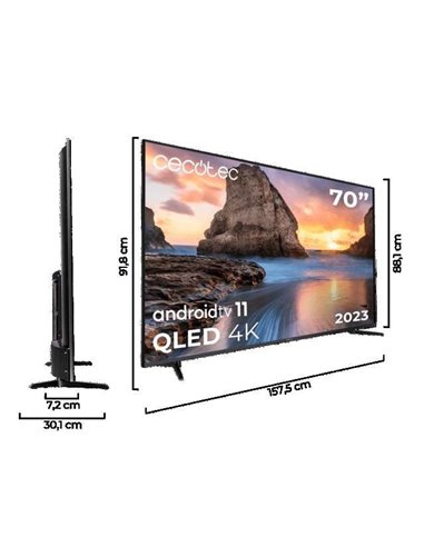Cecotec V1+ Series VQU11070+ QLED UltraHD 4K HDR10 70" Televisor