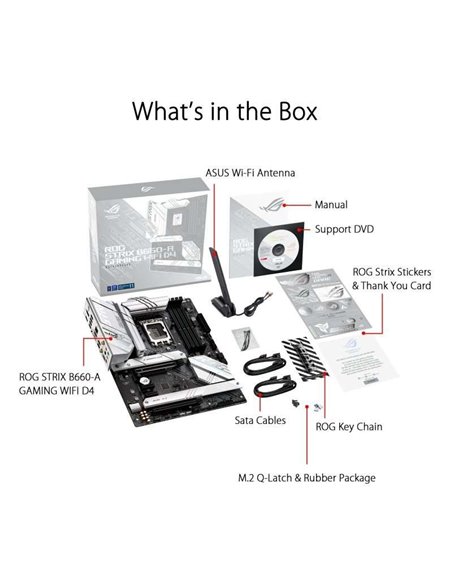 Asus ROG STRIX B660-A GAMING WIFI D4 Placa Base