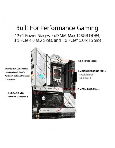 Asus ROG STRIX B660-A GAMING WIFI D4 Placa Base