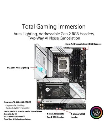 Asus ROG STRIX B660-A GAMING WIFI D4 Placa Base