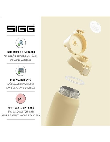 SIGG Botella Líquidos Shield Therm ONE Opti Amarillo 1L
