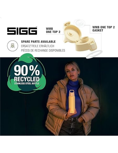SIGG Botella Líquidos Shield Therm ONE Opti Amarillo 1L