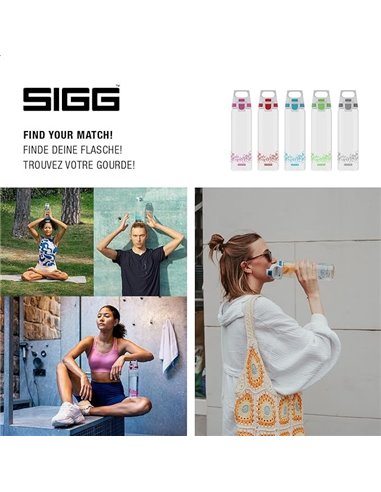 SIGG Botella Líquidos Total Clear ONE MyPlanet Azul 0.75L