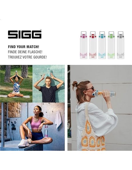 SIGG Botella Líquidos Total Clear ONE MyPlanet Azul 0.75L