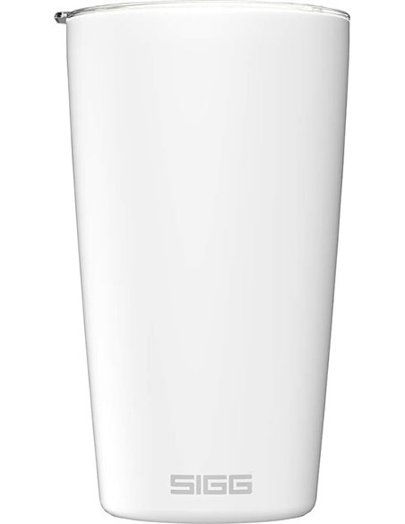 SIGG Taza de Viaje NESO Pure Ceram Blanca 0.4L