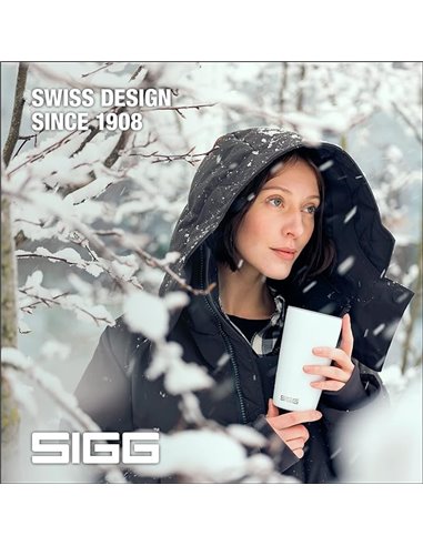 SIGG Taza de Viaje NESO Pure Ceram Blanca 0.4L