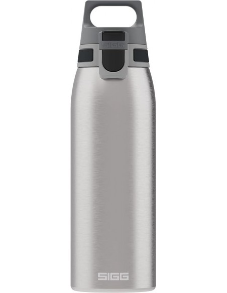SIGG Botella Líquidos Shield ONE Brushed Plata 1L