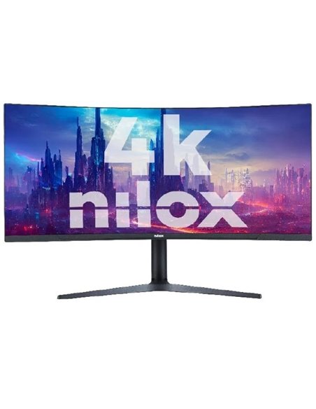 Nilox NXM344KD11 34" LED IPS UWQHD 144Hz Monitor Curvo Gaming