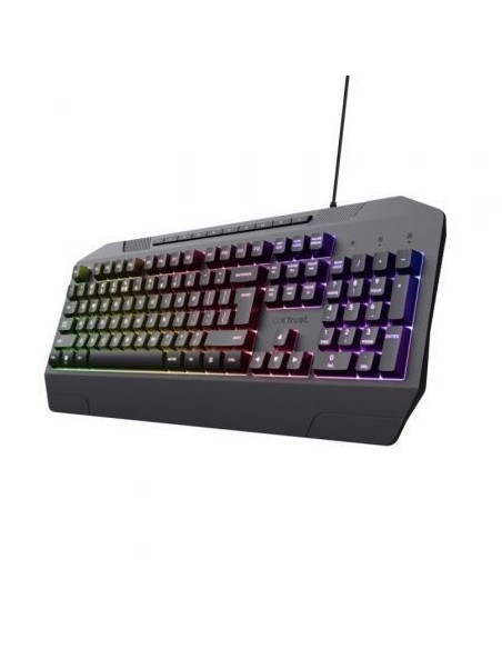 Trust GXT 836 EVOCX Teclado Gaming RGB USB Negro