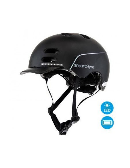 SmartGyro SG27-248 Smart Helmet Casco Inteligente Talla L Negro