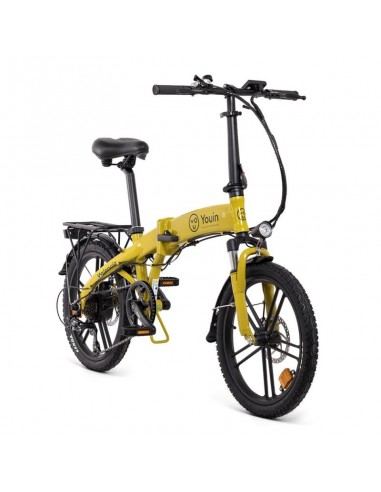 Youin Valencia Bicicleta Eléctrica Plegable 250W 20" Amarilla