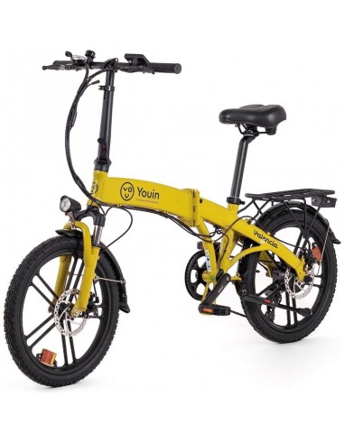 Youin Valencia Bicicleta Eléctrica Plegable 250W 20" Amarilla