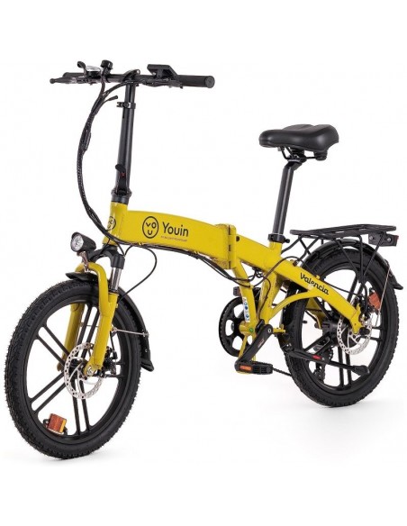Youin Valencia Bicicleta Eléctrica Plegable 250W 20" Amarilla