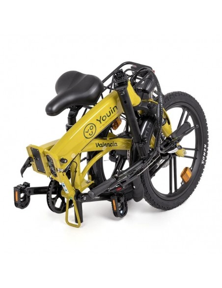 Youin Valencia Bicicleta Eléctrica Plegable 250W 20" Amarilla