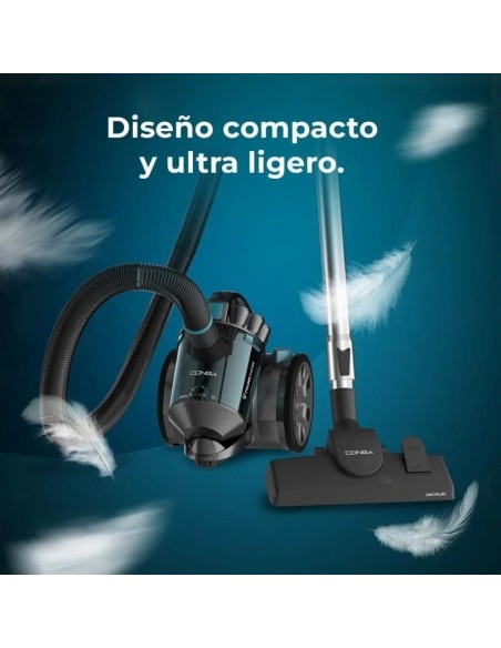 Cecotec Conga Rockstar Multicyclonic Compact X-Treme Aspirador de trineo sin bolsa 2L 800W
