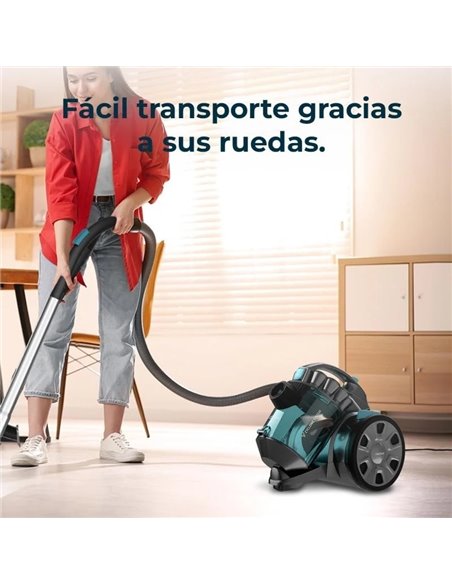 Cecotec Conga Rockstar Multicyclonic Compact X-Treme Aspirador de trineo sin bolsa 2L 800W