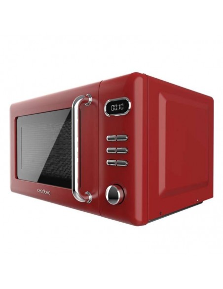 Cecotec ProClean 5110 Retro Red Microondas digital con grill de 20 700W