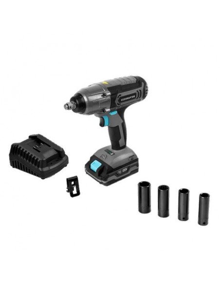 Cecotec CecoRaptor Impact 2020 Ultra. Taladro sin Cables con Batería 20V y 2000mAh