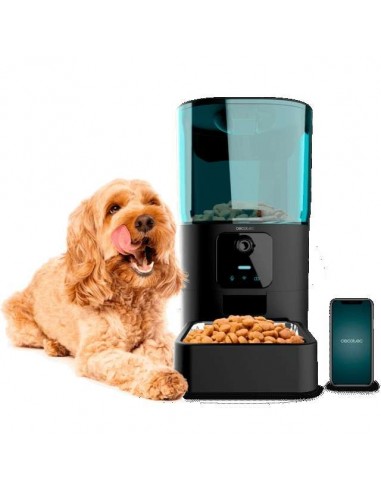 Cecotec Pumba 6000 Purrfect Meal Smart Vision Comedero Automático WiFi para mascotas 6L