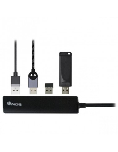NGS Wonderhub4 Hub USB-C a 4 Puertos USB 3.0