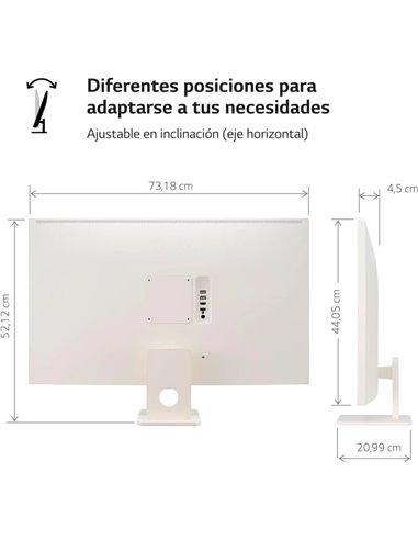 LG MyView Smart 32SR50F-W 27" LED IPS FullHD Monitor
