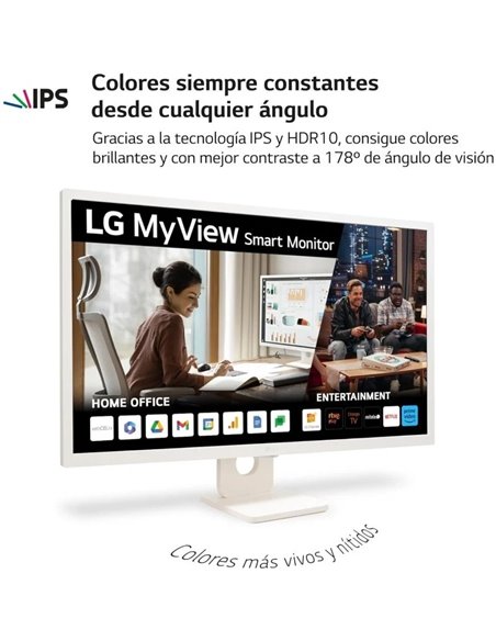 LG MyView Smart 32SR50F-W 27" LED IPS FullHD Monitor