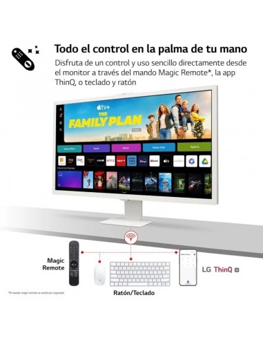 LG MyView Smart 32SR50F-W 27" LED IPS FullHD Monitor