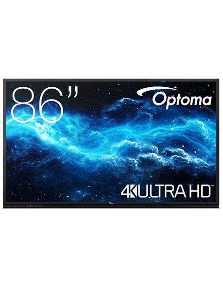 Optoma 3862RK 86" Pantalla Plana Interactiva Creative Touch Serie 3 LED UltraHD 4K