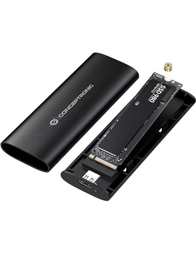 Conceptronic DANTE04B Caja SSD M.2 SATA/NVMe USB 3.2 Gen 2