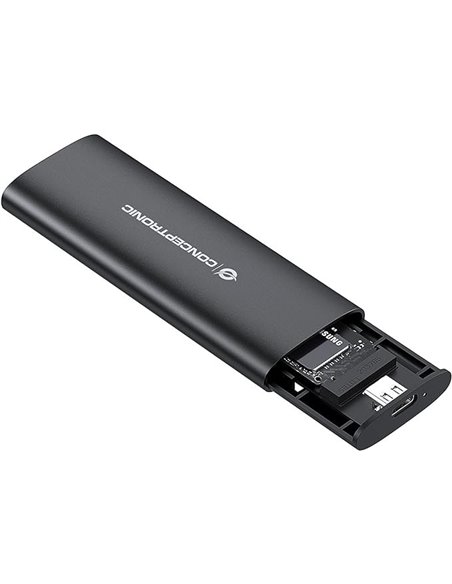 Conceptronic DANTE04B Caja SSD M.2 SATA/NVMe USB 3.2 Gen 2