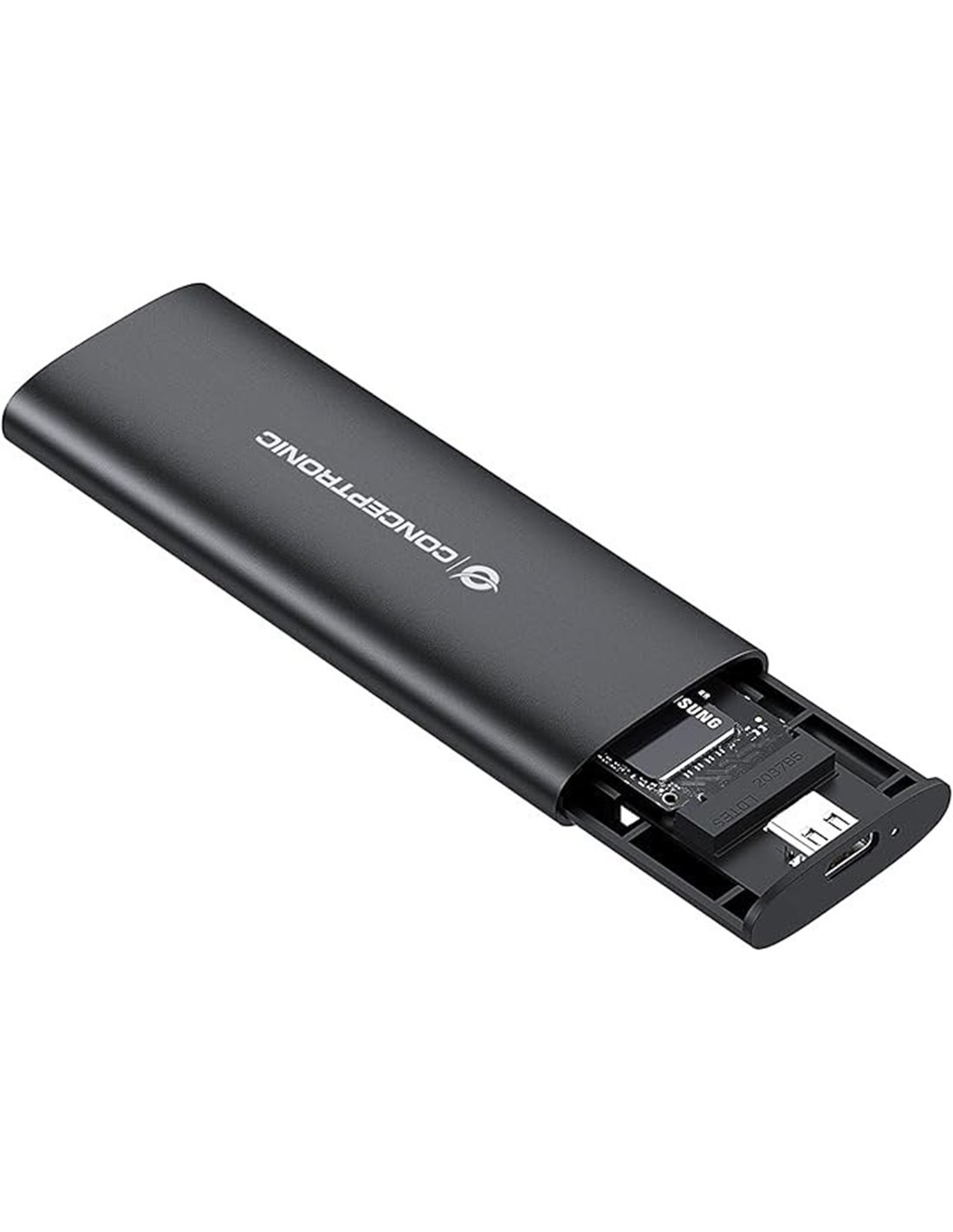 Berjalan Enclosure SSD M.2 USB 3.2 Gen2 – 10 Gbit/s, Supporta NVMe E NGFF (2230-2280), Con Ventola