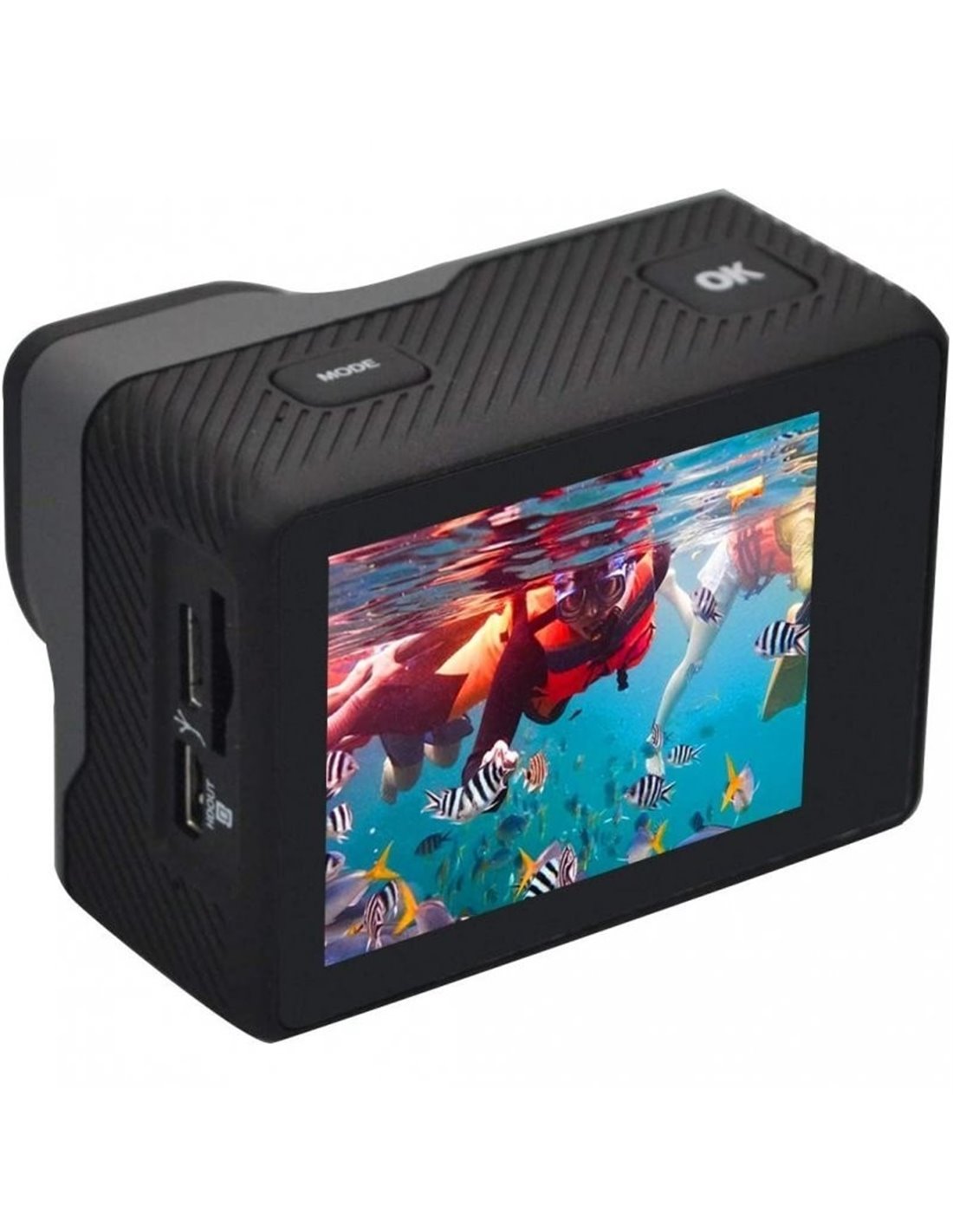 Caméra D’action Denver ACK-8060W 4K WiFi - Écran 1,77", étanche IPX8, 170° - Pour Sport, Aventures, Vidéos Immersives
