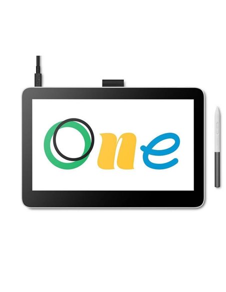 Wacom One 13 Touch Monitor Interactivo de 13.3" con Función Táctil de 10 Dedos