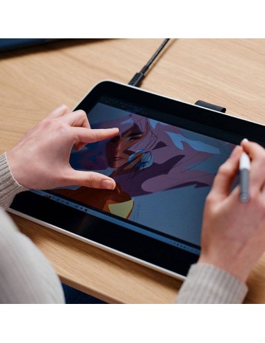 Wacom One 13 Touch Monitor Interactivo de 13.3" con Función Táctil de 10 Dedos