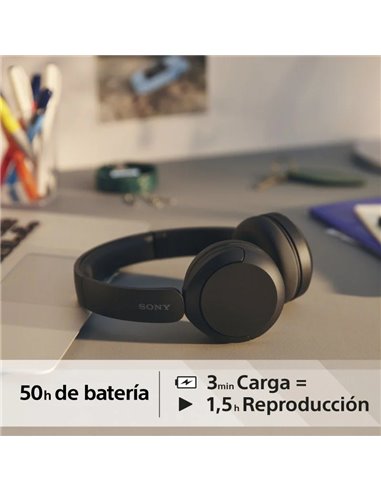 Sony WH-CH520 Auriculares Bluetooth Negros