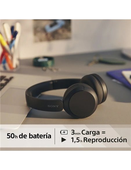 Sony WH-CH520 Auriculares Bluetooth Negros