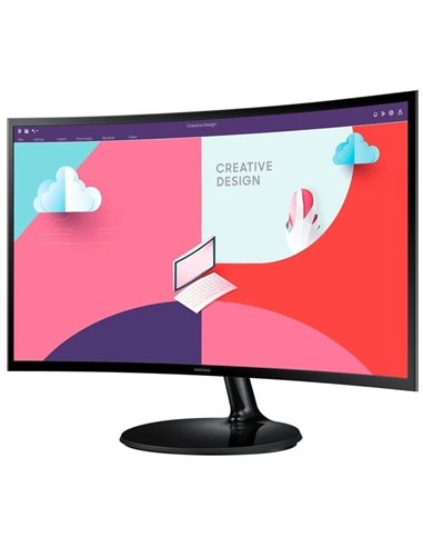 Samsung Essential S36C 24" LED FullHD 75Hz FreeSync Monitor Curvo