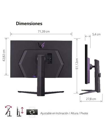LG UltraGear 32GR93U-B 32" LCD IPS UltraHD 4K 144Hz FreeSync Premium Monitor Gaming