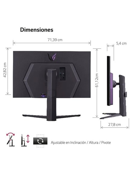 LG UltraGear 32GR93U-B 32" LCD IPS UltraHD 4K 144Hz FreeSync Premium Monitor Gaming