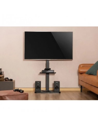Equip 650613 Soporte de Suelo para TV 37"-75" VESA 600x400 hasta 40Kg