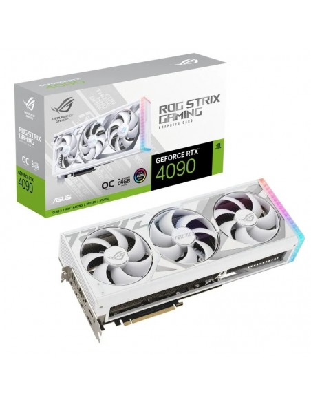 ASUS ROG STRIX RTX 4090 OC White 24GB GDDR6X DLSS3 Tarjeta Gráfica
