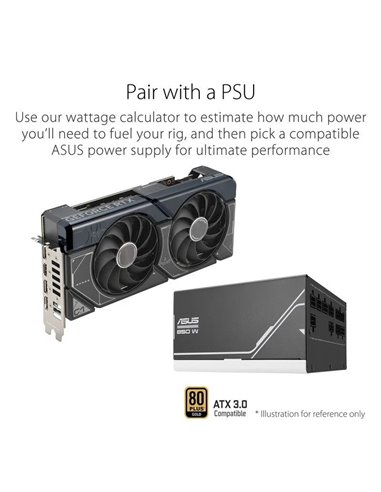 ASUS Dual GeForce RTX 4070 SUPER OC Edition 12GB GDDR6X DLSS3 Tarjeta Gráfica