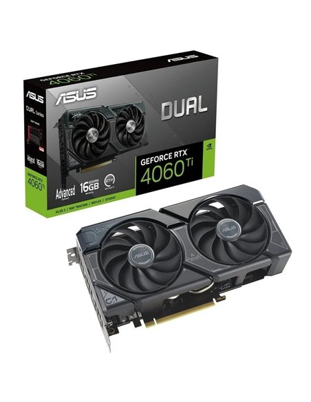 ASUS Dual GeForce RTX 4060 Ti Advanced Edition 16GB GDDR6 DLSS3 Tarjeta Gráfica